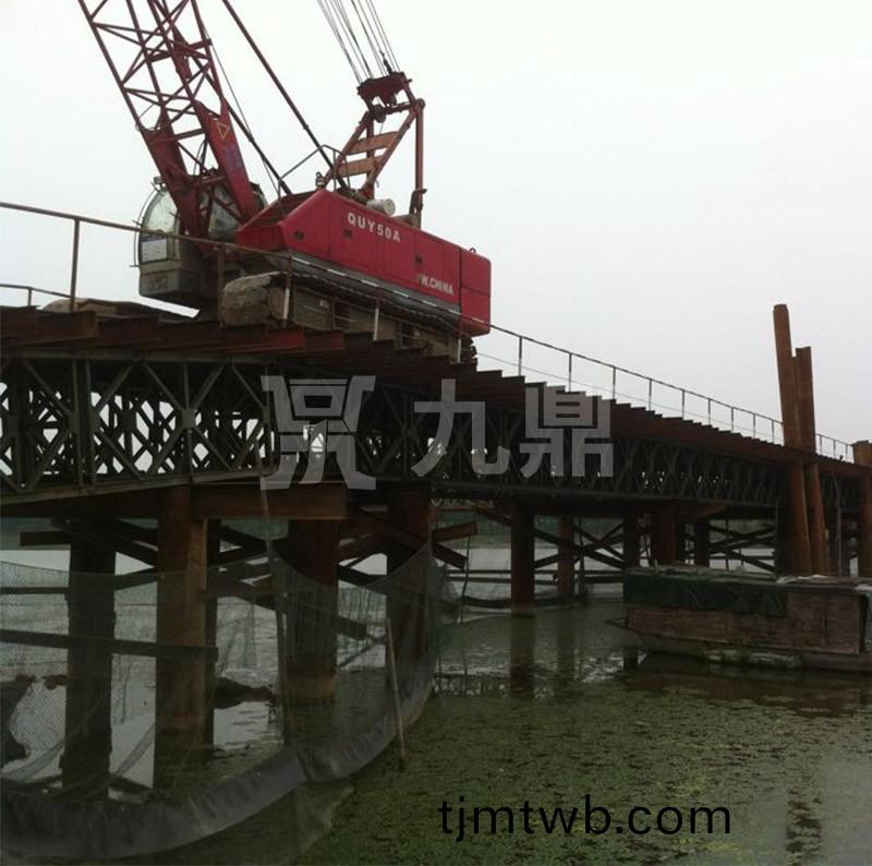 安幑路(lu)橋(qiao)五河徐明高速沱湖特大橋鋼便橋