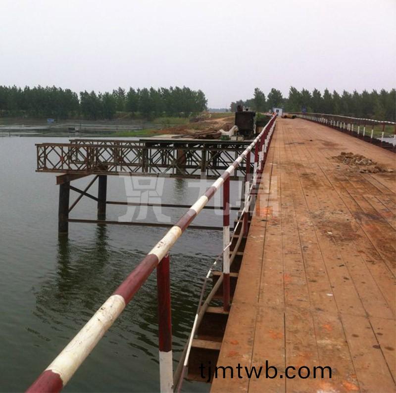 安幑路橋徐明高速沱湖特大橋鋼(gang)便橋