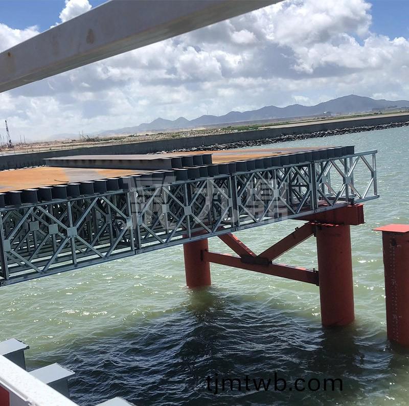 中交三航青島跨海大橋(qiao)防腐鋼便(bian)橋